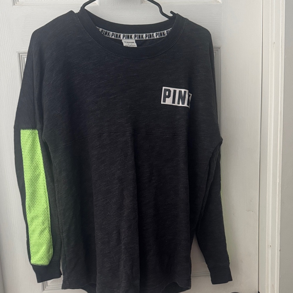 Victoria's Secret Black and White PINK Sweatshirt